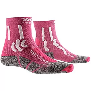 Skarpetki męskie - X-Socks Skarpety dziecięce Trek X Cotton Junior, Flamingo Pink/Arctic White, 27-30, XS-TS15S19J-P041-27/30 XS-TS15S19J - grafika 1