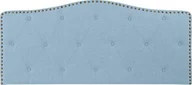 Inne meble do sypialni - DKD Home Decor Zagłówek do łóżka DKD Home Decor Niebieski Beżowy Celeste Drewno kauczukowe 146 x 6 x 68 cm - miniaturka - grafika 1
