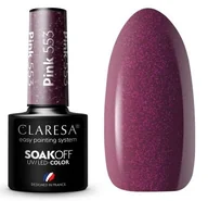 Lakiery hybrydowe - Claresa Lakier Hybrydowy Hybryda Pink 553 - miniaturka - grafika 1