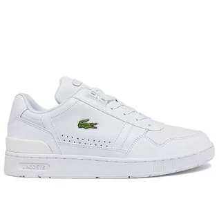 Buty sportowe męskie - Buty Lacoste T-Clip 743SMA0023-21G 0722 SMA - białe - grafika 1