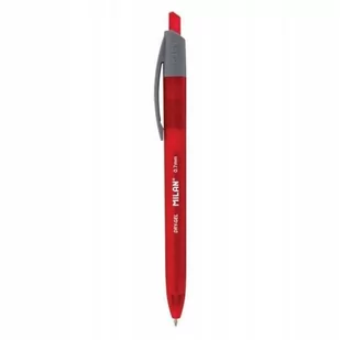 Milan 048176 Długopis dry gel czerwony 0.7 mm 048176 - Długopisy - miniaturka - grafika 1