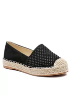 Espadryle damskie - Jenny Fairy Espadryle WSS013-01 Czarny - miniaturka - grafika 1