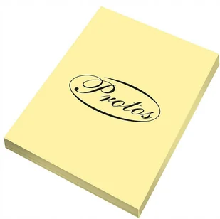 . Papier kolorowy Protos A4 żółty jasny 160g 50 ark - Papier do drukarek - miniaturka - grafika 1