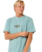 Koszulki męskie - T-shirt męski Rip Curl - RAW ENERGY SLOTH TEE - BLUE LAGOON - M - miniaturka - grafika 1