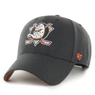 Czapka z daszkiem 47 Brand NHL Anaheim Ducks Ballpark Snap 47 MVP H-BLPMS25WBP Czarny - Czapki męskie - miniaturka - grafika 1