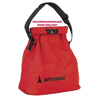 Koszulki i topy damskie - Atomic Torba A Bag w kolorze czerwonym - torba na buty narciarskie - praktyczna torba na zimę & - regulowany pasek na ramię Rolltop - wyjmowana płyta na buty narciarskie, AL5044640, czerwony/czarny - grafika 1