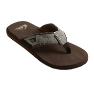 Klapki i japonki męskie - Japonki męskie Quiksilver Monkey Abyss brązowe AQYL100047 40 (7 US) - miniaturka - grafika 1