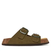 Klapki i japonki damskie - Klapki Scholl Noelle 24 F32269 1147 390 Zielony - miniaturka - grafika 1