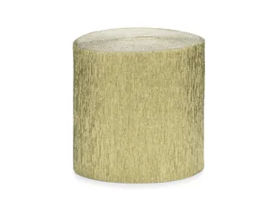 PartyDeco Krepa dekoracyjna złota 5 cm szer. 10 m 4 szt. KREP1-019 - Gadżety na imprezę - miniaturka - grafika 2