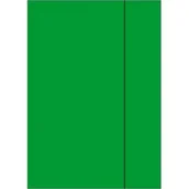 Teczki i skoroszyty - Barbara Teczka gumka A4 zielona 300g - miniaturka - grafika 1