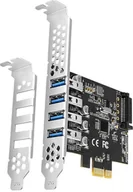 Adaptery i przejściówki - Karta rozszerzeń Axagon PCI-Express 4 USB 3.2 (PCEU-43RS) - miniaturka - grafika 1