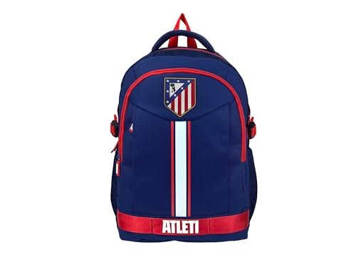 CyP Brands Atletico Madrid, plecak, plecak szkolny, plecak codzienny, niebieski, oficjalny produkt, Niebieski, Estandar