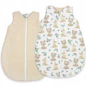 Śpiworki dla dzieci - CAŁOROCZNY ŚPIWOREK NIEMOWLĘCY DO SPANIA BAWEŁNA - miniaturka - grafika 1