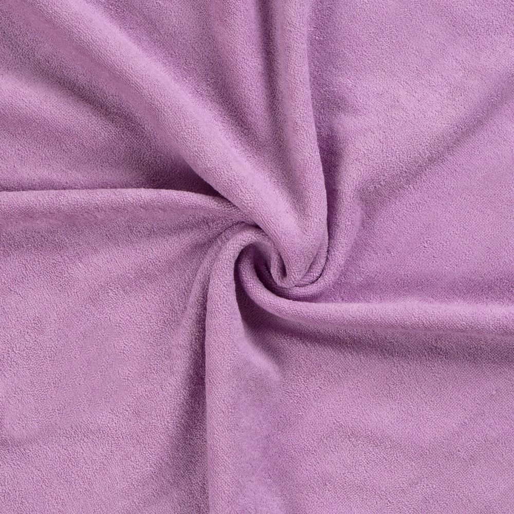 Kvalitex Prześcieradło frotte jasnofioletowe 100x200cm