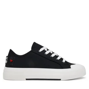 Trampki LOVE MOSCHINO JA15012G0MJP0000 Czarny - Trampki damskie - miniaturka - grafika 1