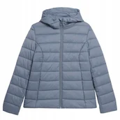 Kurtki damskie - Outhorn Kurtka Damska Puchowa F011 Niebieska Xl - miniaturka - grafika 1