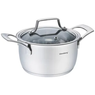 Klausberg Garnek stalowy 2.4L 18cm KLAUSBERG Premium 18/10 [KB-7232] KB-7232 - Garnki - miniaturka - grafika 1