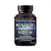 Suplementy naturalne - INTENSON Kolagen morski + hialuron + wit.C 45 g tabletki - miniaturka - grafika 1