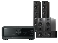 Kino domowe - Yamaha RX-V6A (czarny) + Diva 6 + 3 + 7 (czarny) - miniaturka - grafika 1