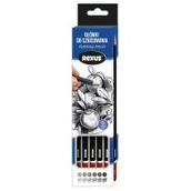 Przybory szkolne - Ołówki do szkicowania 6szt - miniaturka - grafika 1