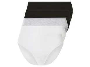 esmara® Figi damskie z bawełną, 5 par (XS(32/34), Czarny/ szary/ biały) - Majtki damskie - miniaturka - grafika 1