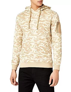 Urban Classics Męska bluza kamuflażowa bomberka z kapturem sportowa, Wielokolorowa (beżowy Camo 785), XL - Bluzy męskie - miniaturka - grafika 1