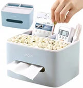 Pojemniki łazienkowe - Podajnik Pojemnik pudełko na chusteczki łazienkowy - miniaturka - grafika 1