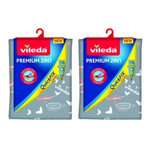 2x Pokrowiec na deskę do prasowania VILEDA Premium 2in1 - Deski do prasowania - miniaturka - grafika 1