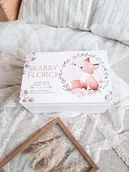 Pamiątka Chrztu Świętego - KUFEREK WSPOMNIEN LISEK z metryczką, prezent na roczek, chrzest, narodziny - miniaturka - grafika 1