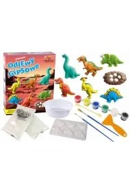 Dinozaury zestaw do odlewania z gipsu - Zabawki kreatywne - miniaturka - grafika 1