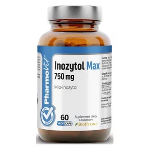 Pharmovit Inozytol Max mio-inozytol Suplement diety 60 kaps. - Układ pokarmowy - miniaturka - grafika 1