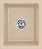 Zlewozmywaki - Zlewozmywak ceramiczny SYSTEMCERAM Mera 32 U Sand Korek automatyczny 5361 02 - miniaturka - grafika 1