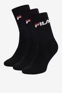 Skarpetki damskie - Fila F9505-AW24 (3-pack) Czarny - miniaturka - grafika 1