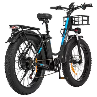 'Ridstar MN26 Electric Bike, 750W Motor 26*4.0'' Fat Tire, 48V 20Ah Battery, 58km/h Max Speed, Shimano 7-speed, Mechanical Disc B' - Rowery - miniaturka - grafika 3