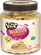 Przysmaki dla psów - Lolo Pets Classic Ciastka - Kości bananowe w słoikach M - 210g - miniaturka - grafika 1