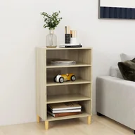 Szafki do salonu - vidaXL Lumarko Szafka, kolor dąb sonoma, 57x35x90 cm, płyta wiórowa 806124 - miniaturka - grafika 1
