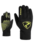 Rękawiczki - Ziener Unisex SMU 22-GTX INF 274 TOUCH rękawiczki rowerowe, długie palce, Gore-Tex Infinium, wyściełane, oddychające, poison yellow, rozmiar 8 - miniaturka - grafika 1