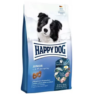 HAPPY DOG FitVital Junior, sucha karma, dla szczeniąt, 7-18 miesięcy, 10 kg + niespodzianka dla psa GRATIS! - Sucha karma dla psów - miniaturka - grafika 2