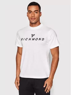 John Richmond T-Shirt UMA22103TS Biały Regular Fit - Koszulki i topy damskie - miniaturka - grafika 1