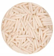 Dodatki do ciast w proszku - POSYPKA CUKROWA MAKARONIKI białe kremowe 20g - miniaturka - grafika 1