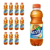 Napoje gazowane - NESTEA BLACK TEA NAPÓJ HERBACIANY O SMAKU BRZOSKWINIOWYM 500ML X 12SZT - miniaturka - grafika 1