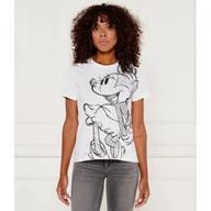 Koszulki i topy damskie - Desigual T-shirt DESIGUAL X DISNEY | Regular Fit - miniaturka - grafika 1