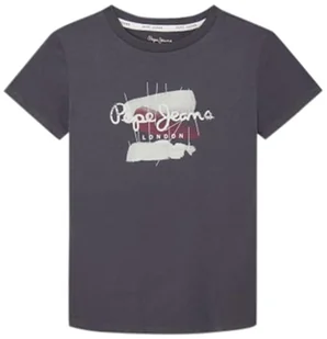 Pepe Jeans Niall Tee T-shirt damski, Szary (Thunder), 8 Jahre - Koszulki i topy damskie - miniaturka - grafika 1