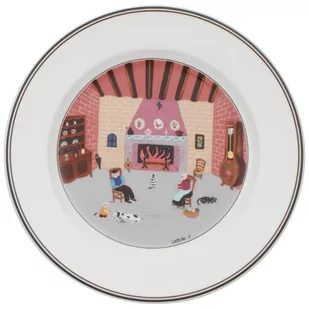 Villeroy & Boch Design Naif Talerz sałatkowy Kominek średnica: 21 cm (10-2337-2646) - Talerze - miniaturka - grafika 1