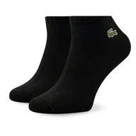 Skarpetki damskie - Skarpety Niskie Unisex Lacoste RA4184 Czarny - miniaturka - grafika 1
