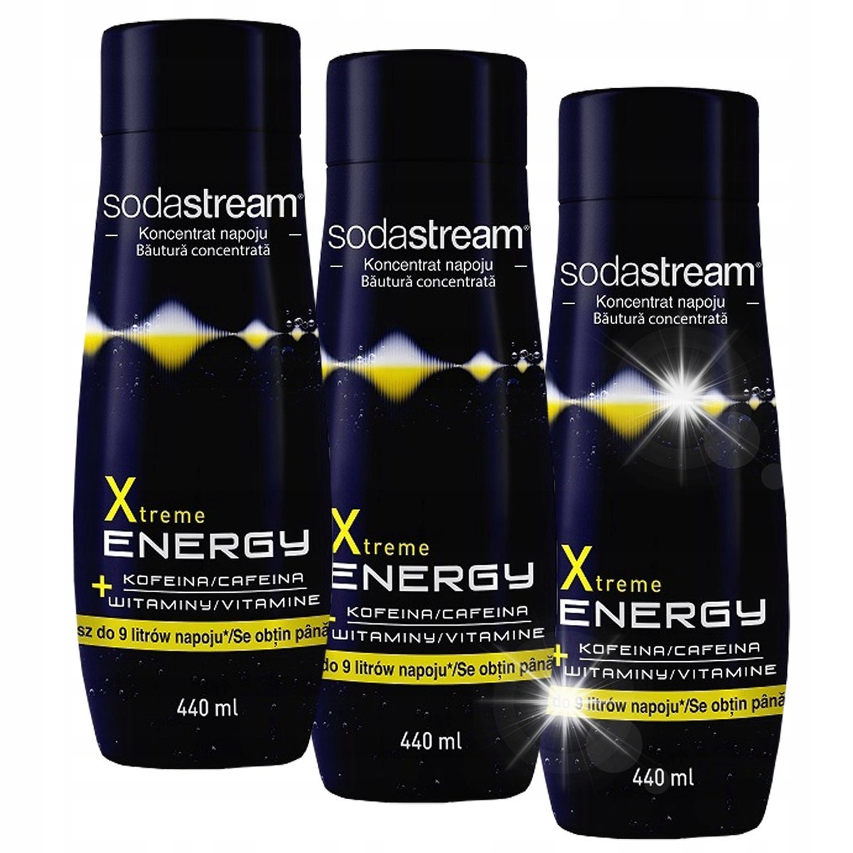 Syrop koncentrat SodaStream saturator Energy 3 szt