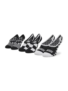 Vans Zestaw 3 par stopek damskich Classic Check VN0A5L6T4481 Czarny - Skarpetki damskie - miniaturka - grafika 1
