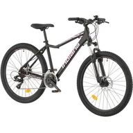 Rowery - Rower górski MTB INDIANA X-Pulser 2.6 D17 26 cali damski Czarno-fioletowy - miniaturka - grafika 1