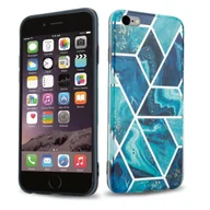 Etui i futerały do telefonów - Pokrowiec Etui Do Apple iPhone 6 PLUS / 6S PLUS w Niebieskie Fale Marmur No. 13 Obudowa Case Cover Silikon Plecki Cadorabo - miniaturka - grafika 1
