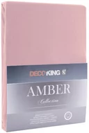 Prześcieradła - DecoKing Jersey/AMBER/OLDLILAC/200-220x200+30 - miniaturka - grafika 1